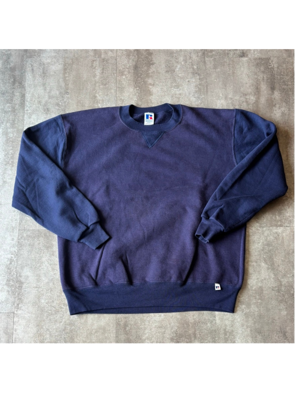 Vintage Russell Athletic Crewneck Sweater Men’s XXL Faded Blue